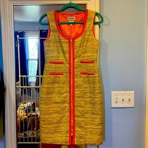 AYSHA Textured Zipper Dress